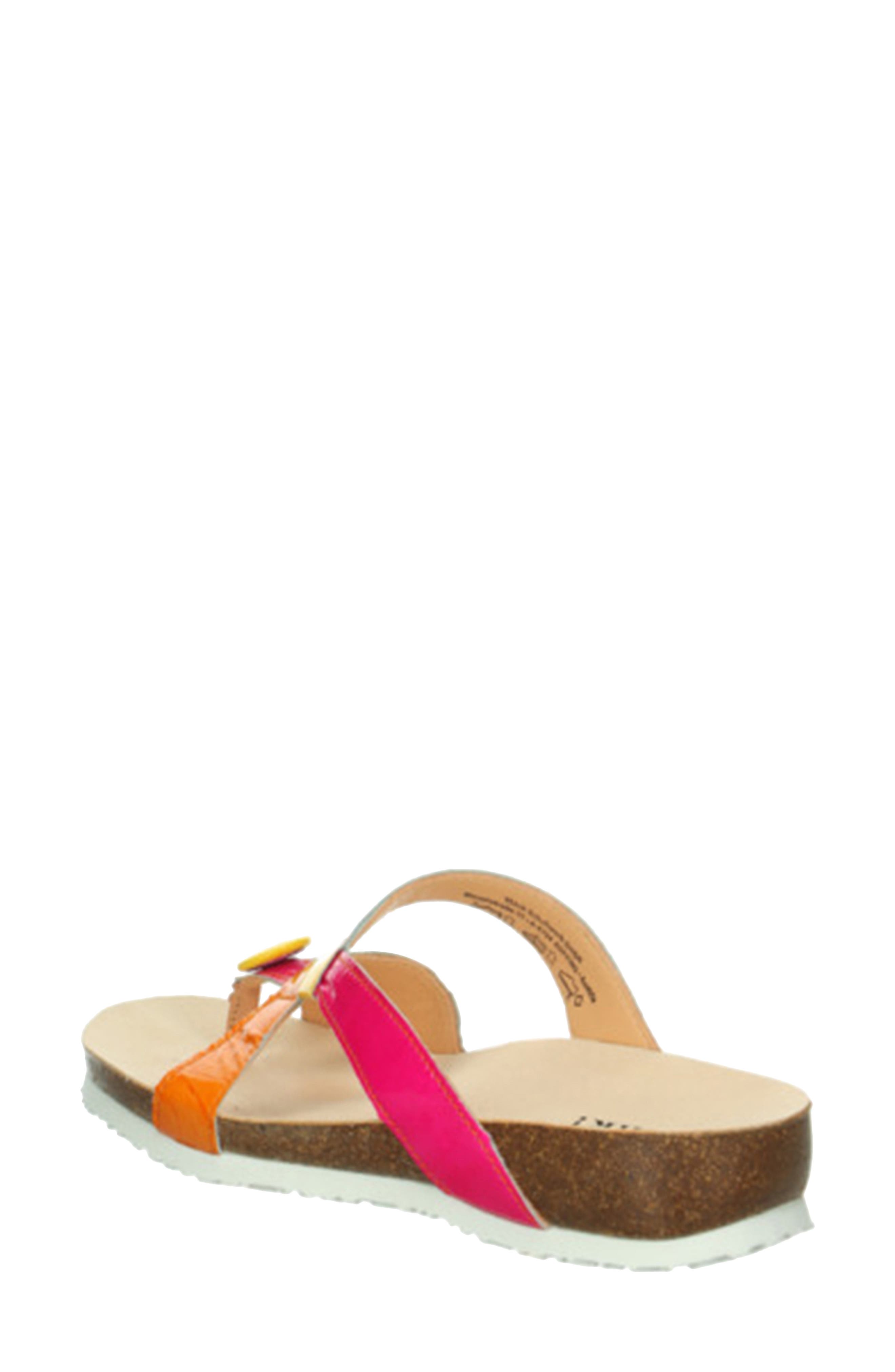 Think! 'Julia' Sandal, Alternate, color, Flamingo/Kombi