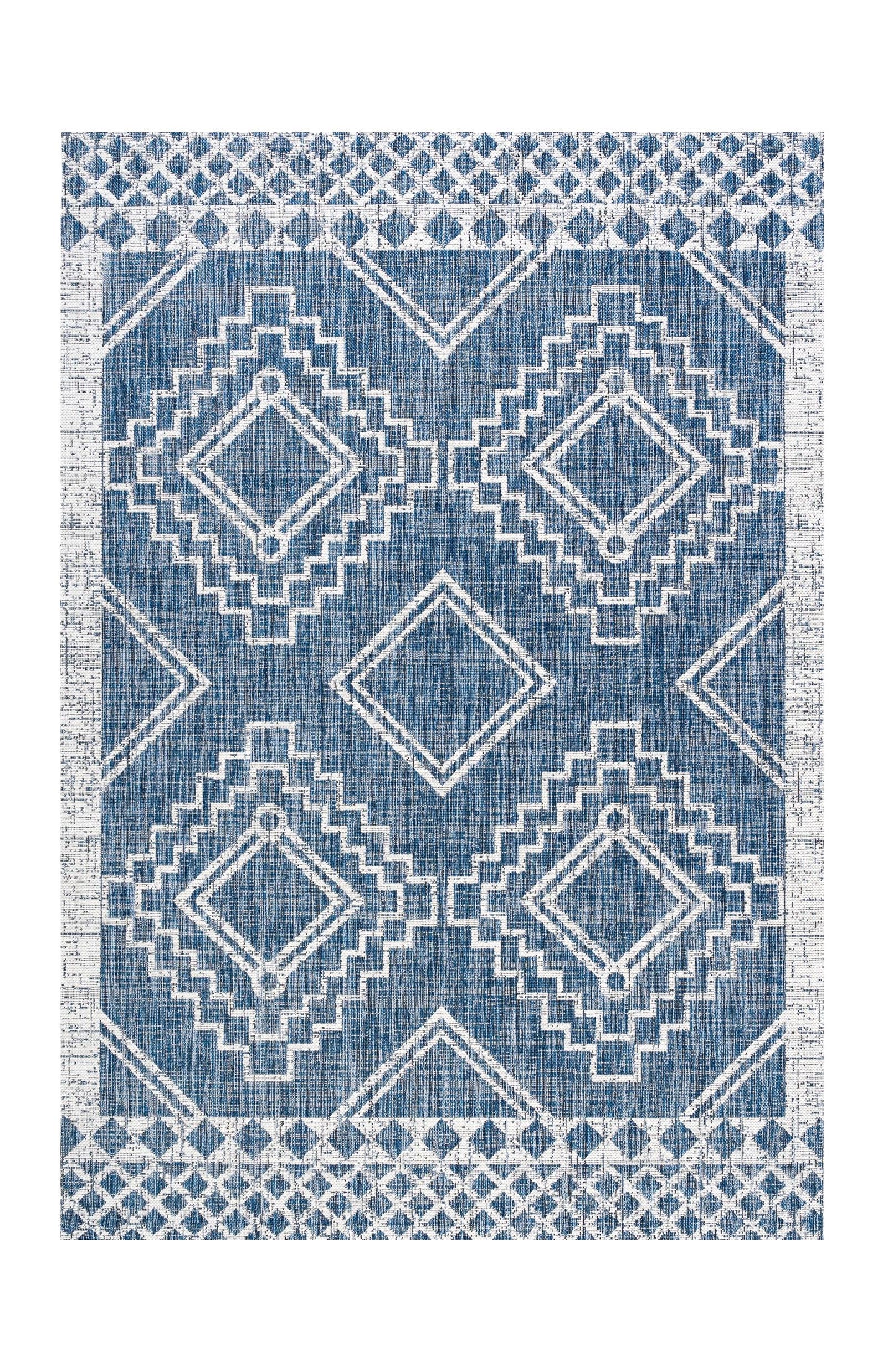 Blue/Ivory