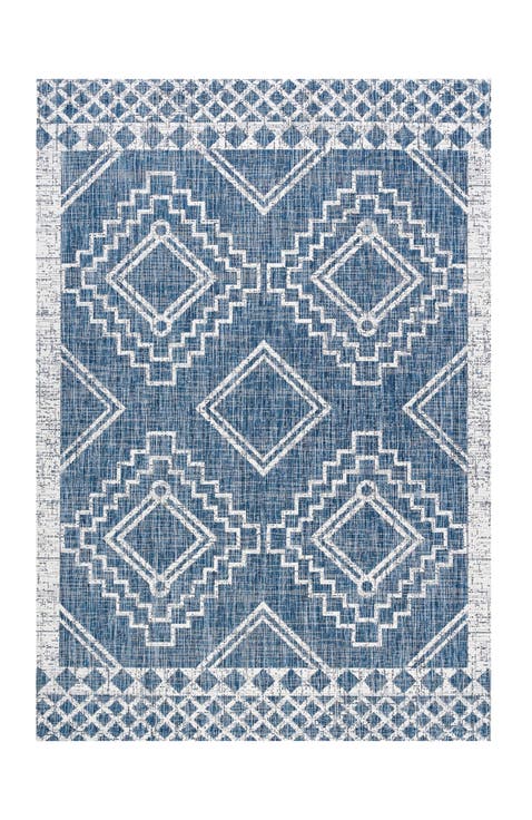 Marokko Diamond  Medallion Indoor/Outdoor Area Rug