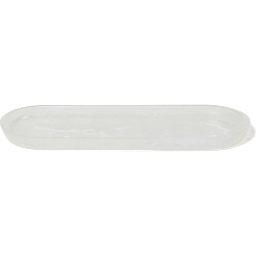 Roselli Trading Company Clouds Amenity Tray In White