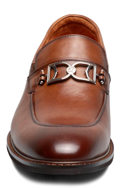 Stacy Adams Boyd Apron Toe Bit Loafer In Brown