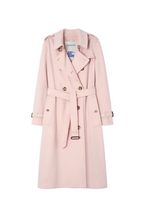 Long Cashmere Kensington Trench Coat