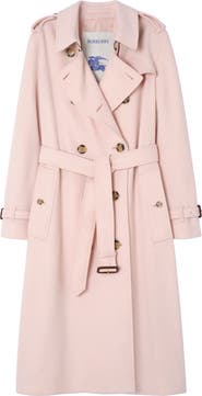 Burberry Long Cashmere Kensington Trench Coat
