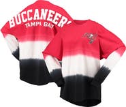 FANATICS Women's Fanatics Branded Red/Black Tampa Bay Buccaneers Ombre Long Sleeve T-Shirt