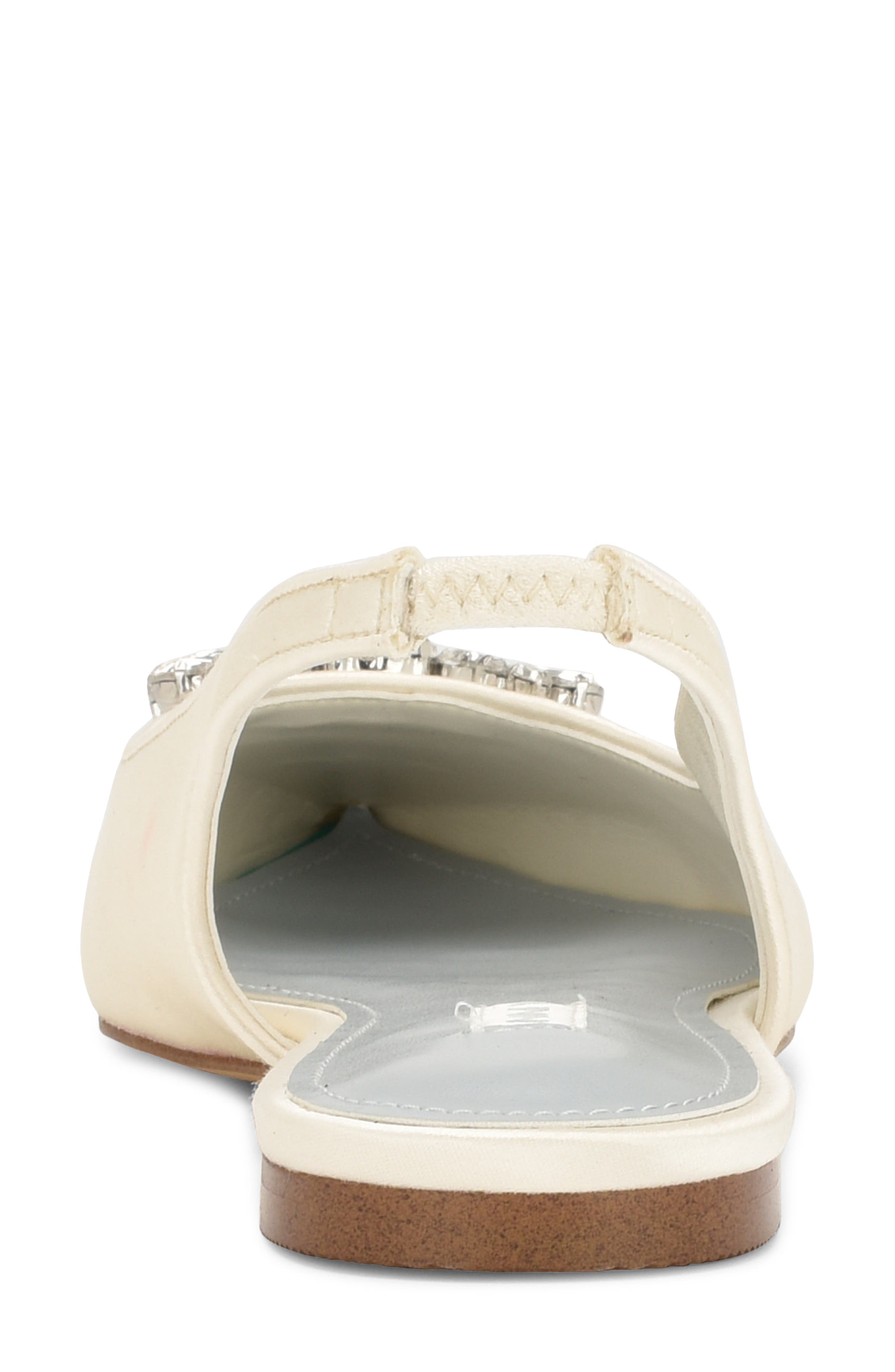 Nine West Blingy Crystal Slingback Flat, Alternate, color, 