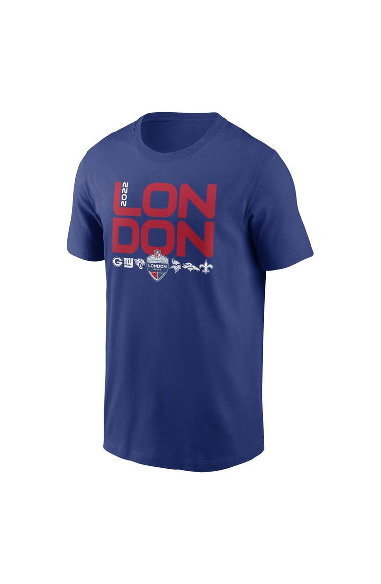 Nike Men's Nike Royal NFL Essential London Games T-Shirt, Alternate, color, Royal
