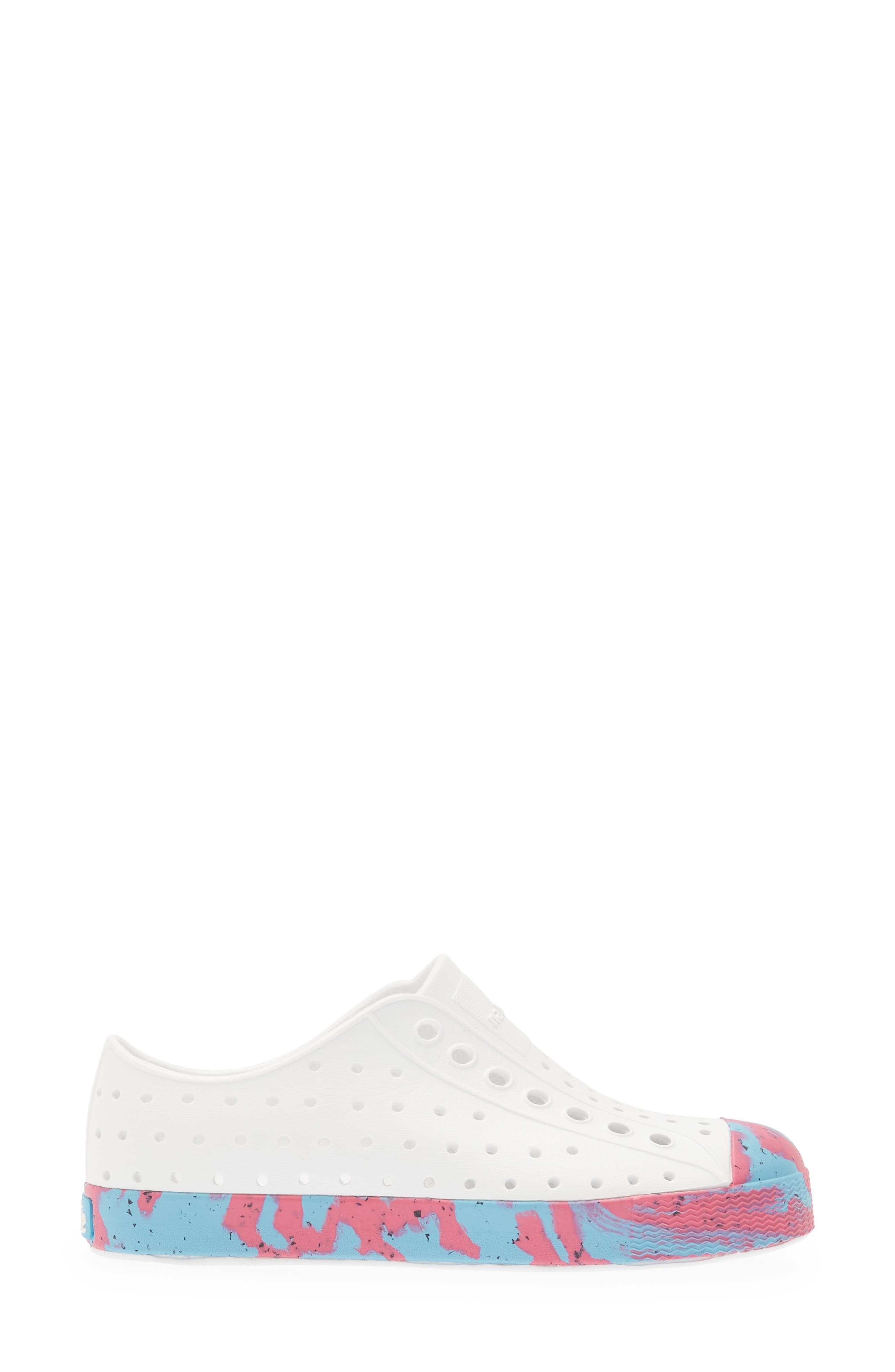 Jefferson Marble Print Slip-On Sneaker, Alternate, color, SHLWHT/ HWDMAUIMARBLE