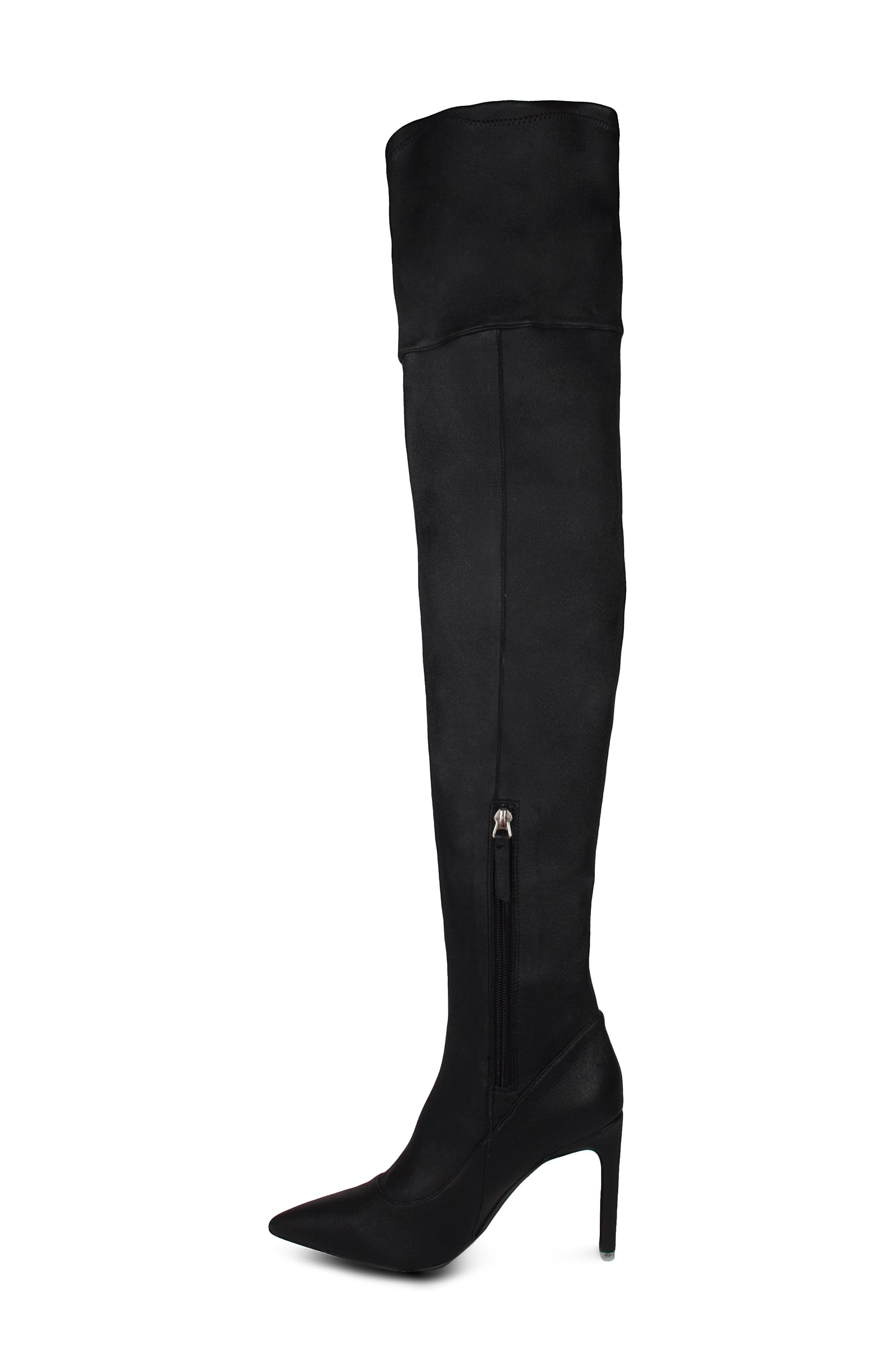 BLACK SUEDE STUDIO Tiana Over the Knee Boot, Alternate, color, 