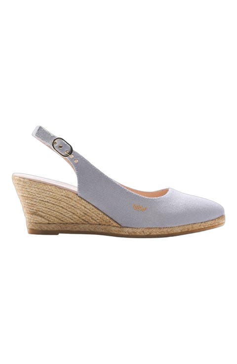 Palomera Canvas Espadrille Wedges