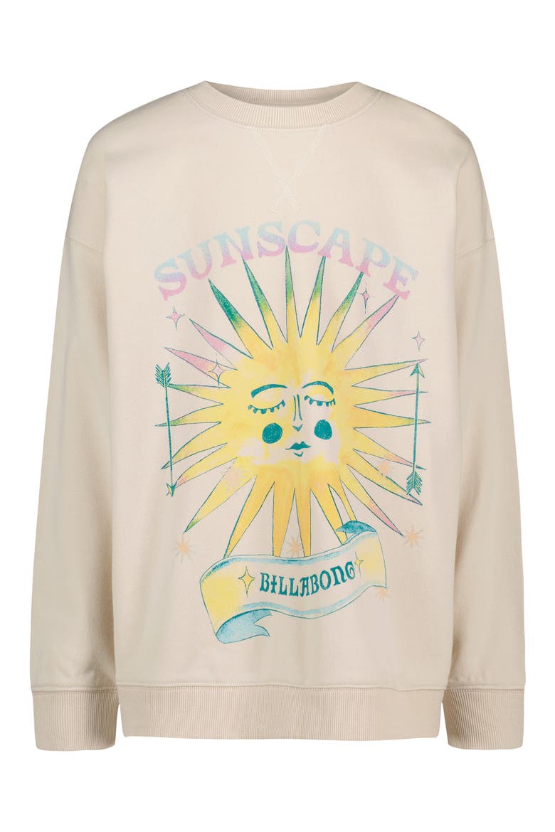 Kids' Making Waves Graphic Sweatshirt, Main, color, WHITECAP