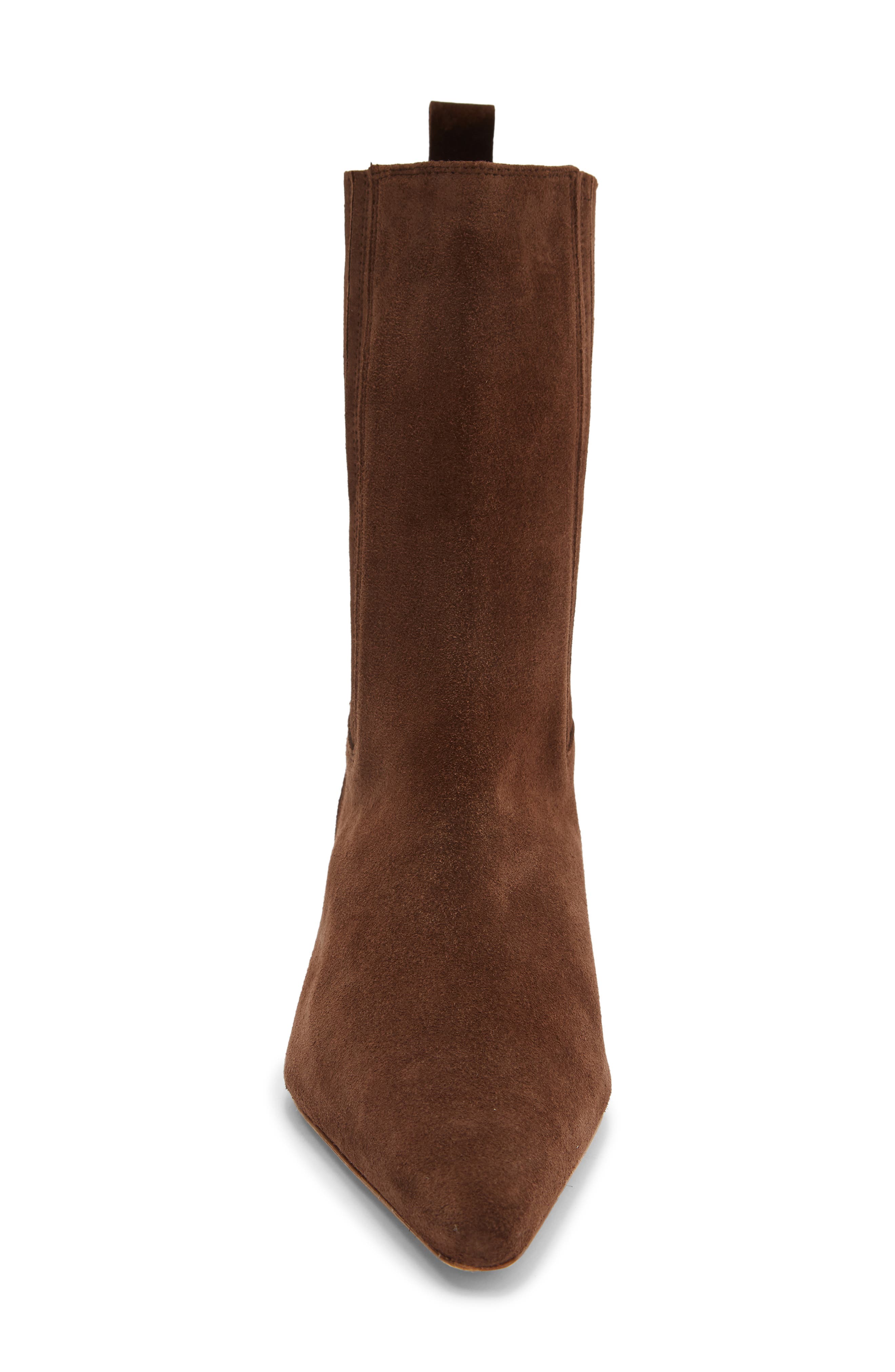Parker Curved Wedge Bootie, Alternate, color, CHOCOLATE