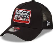 New Era Men's New Era Black Dale Earnhardt Legends Intimidator 9FORTY A-Frame Trucker Snapback Adjustable Hat