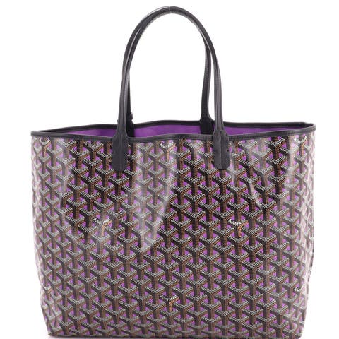 Saint Louis Tote Claire Voie Coated Canvas Pm