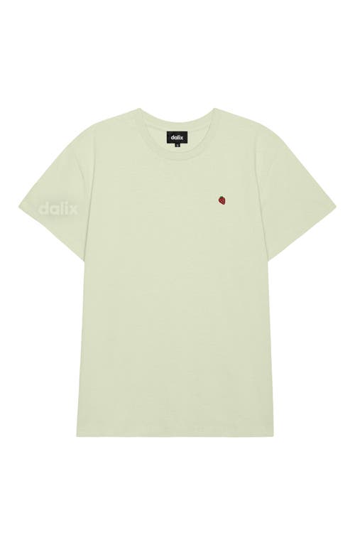 Dalix Womens Lil Strawberry Lightweight Everyday Tee In Green