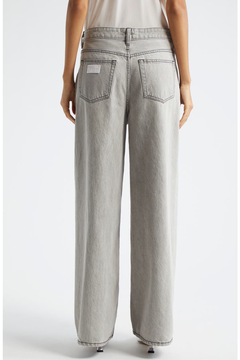 Future Apparel Wide Leg Jeans, Alternate, color, GRAY QUILL