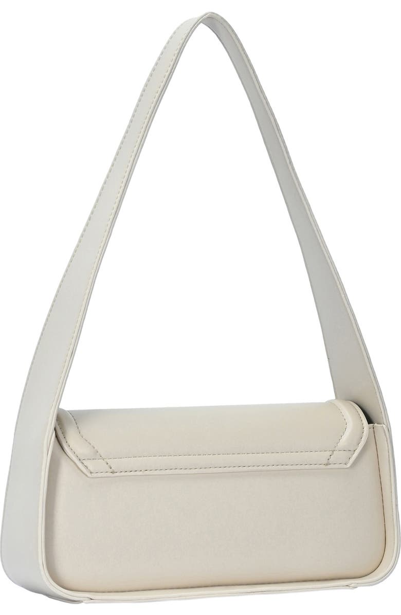 Rachel Zoe Turn Lock Baguette, Alternate, color, Cream