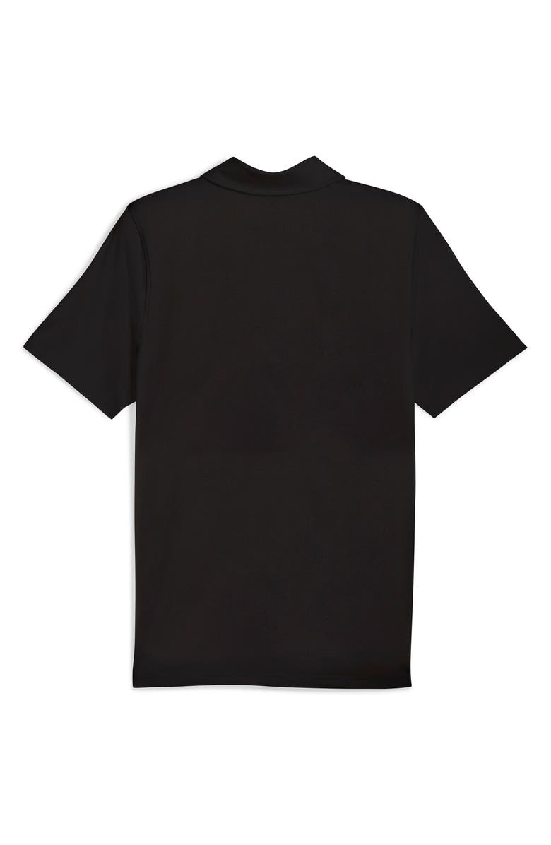 PUMA Scuderia Ferrari Sportswear Logo Polo, Alternate, color, Puma Black