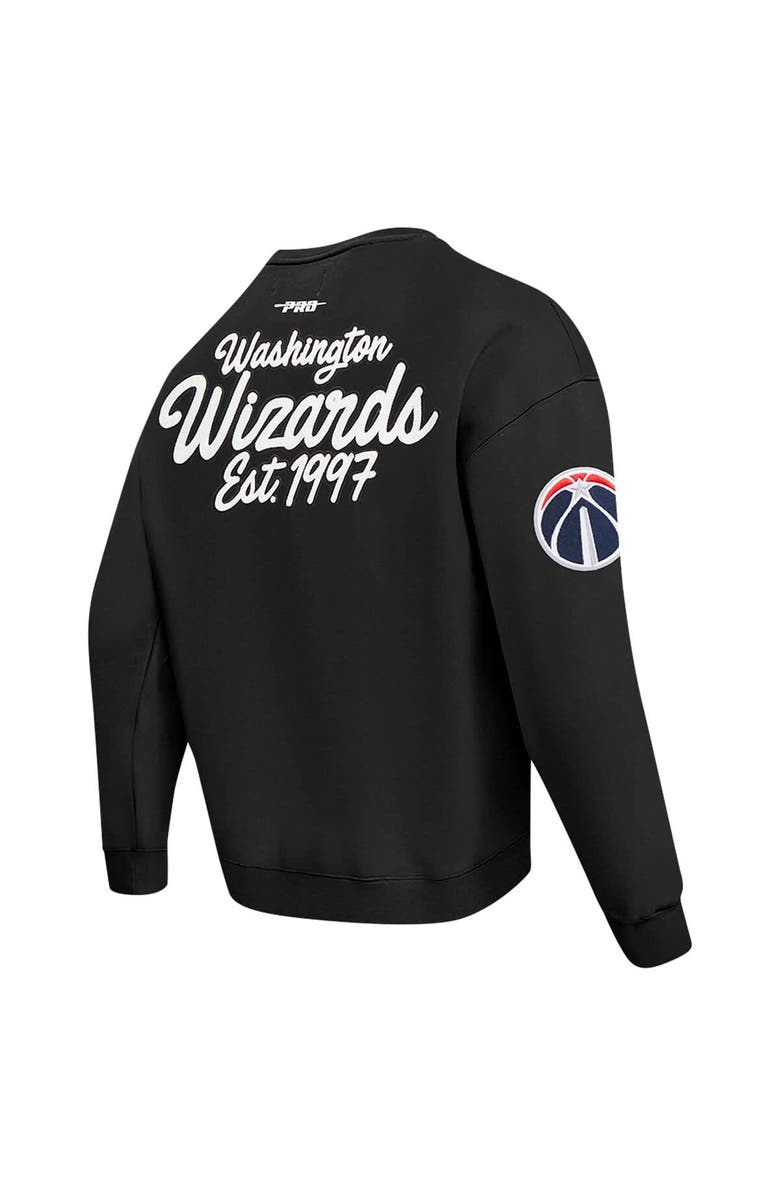 PRO STANDARD Men's Pro Standard Black Washington Wizards Paint the City Pullover Sweatshirt, Alternate, color, 