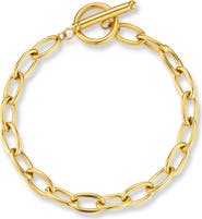 GLAZE JEWELRY Oval Link Chain Toggle Bracelet