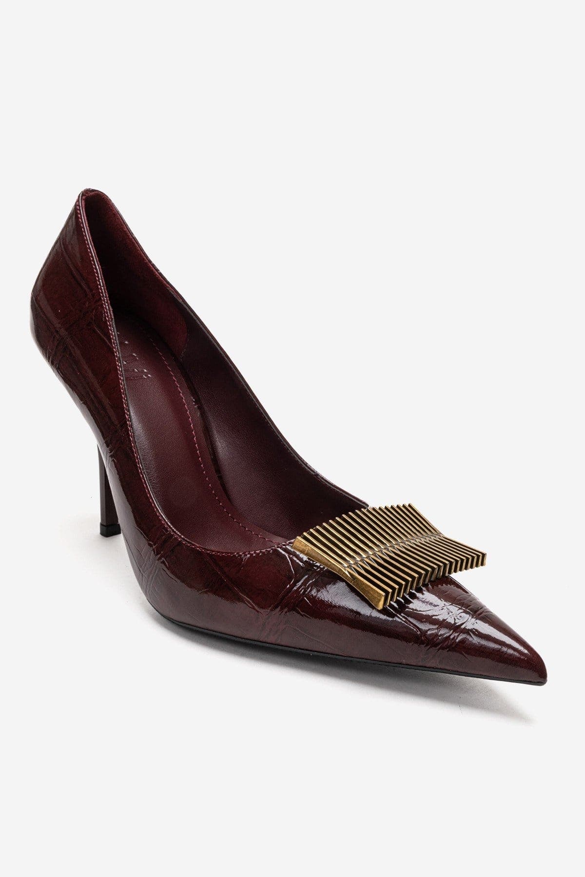 Dexen Stiletto Pump, Alternate, color, Burgundy Print