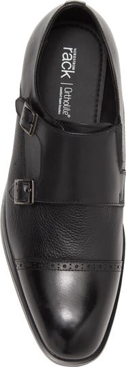 Watson Double Monk Cap Toe Leather Shoe