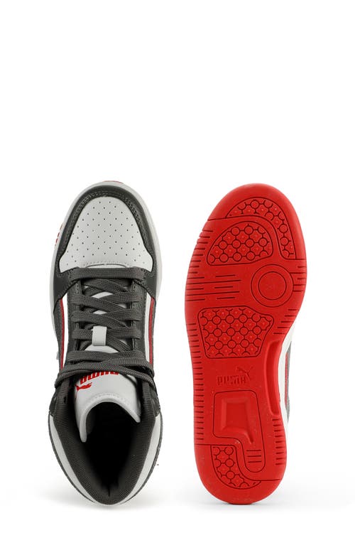 Puma Kids' Rebound Layup High Top Sneaker In Multi