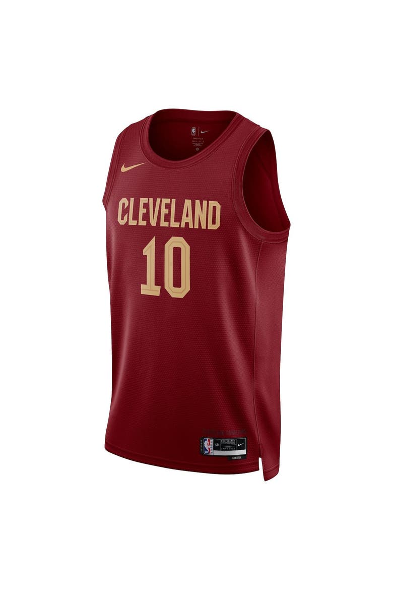 Unisex Nike Darius Garland Wine Cleveland Cavaliers Swingman Jersey - Icon Edition, Alternate, color, Burgundy