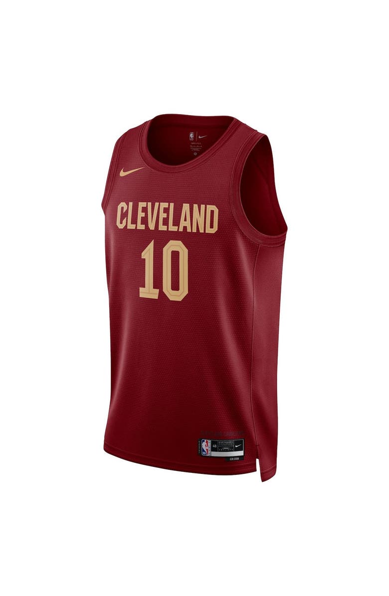 Nike Unisex Nike Darius Garland Wine Cleveland Cavaliers Swingman Jersey - Icon Edition, Alternate, color,