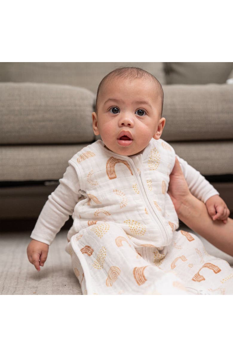 aden + anais Boutique Baby Sleeping Bag, 100% Cotton Muslin, Wearable Swaddle Blanket for Girls & Boys, Newborn Sleep Sack, Breathable & Lightweight, TOG Rating 1.0, Alternate, color, Keep Rising