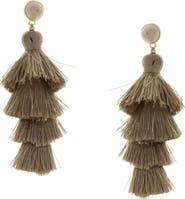 OLIVIA WELLES Lianna Tassel Dangle Earrings