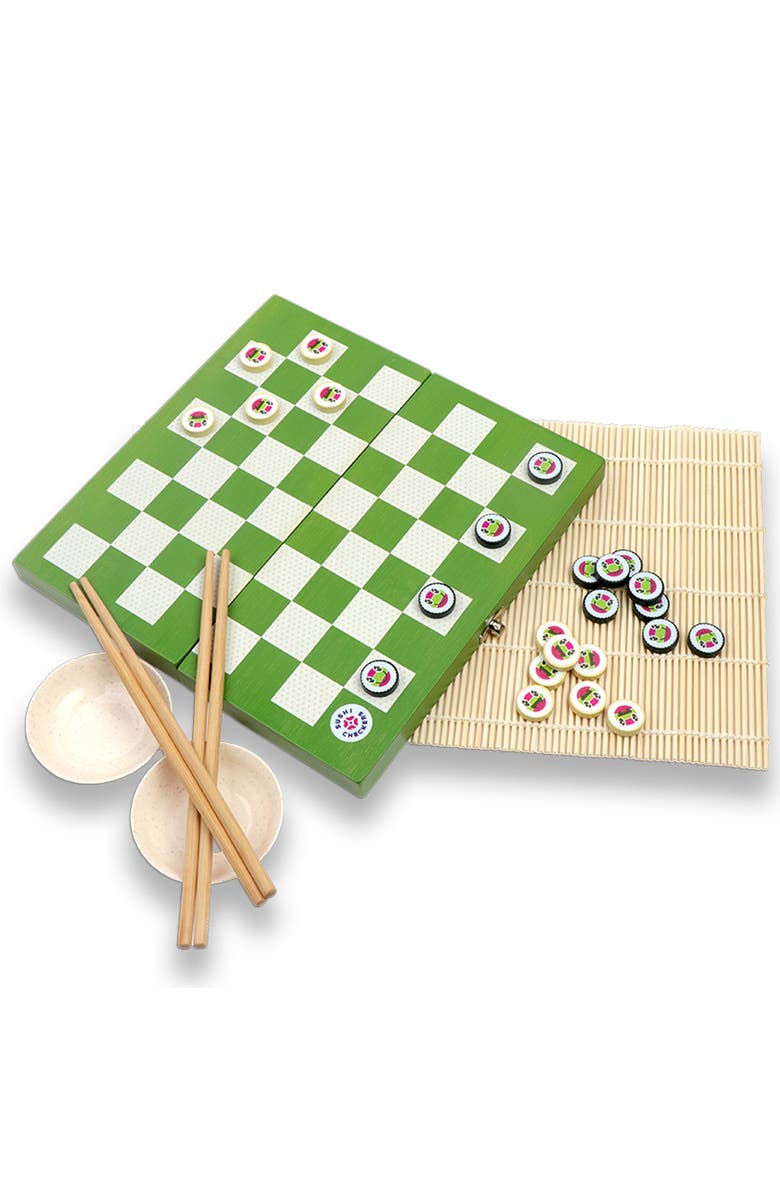Project Genius Sushi Checkers Game & Sushi Making Set, Alternate, color, Multicolored
