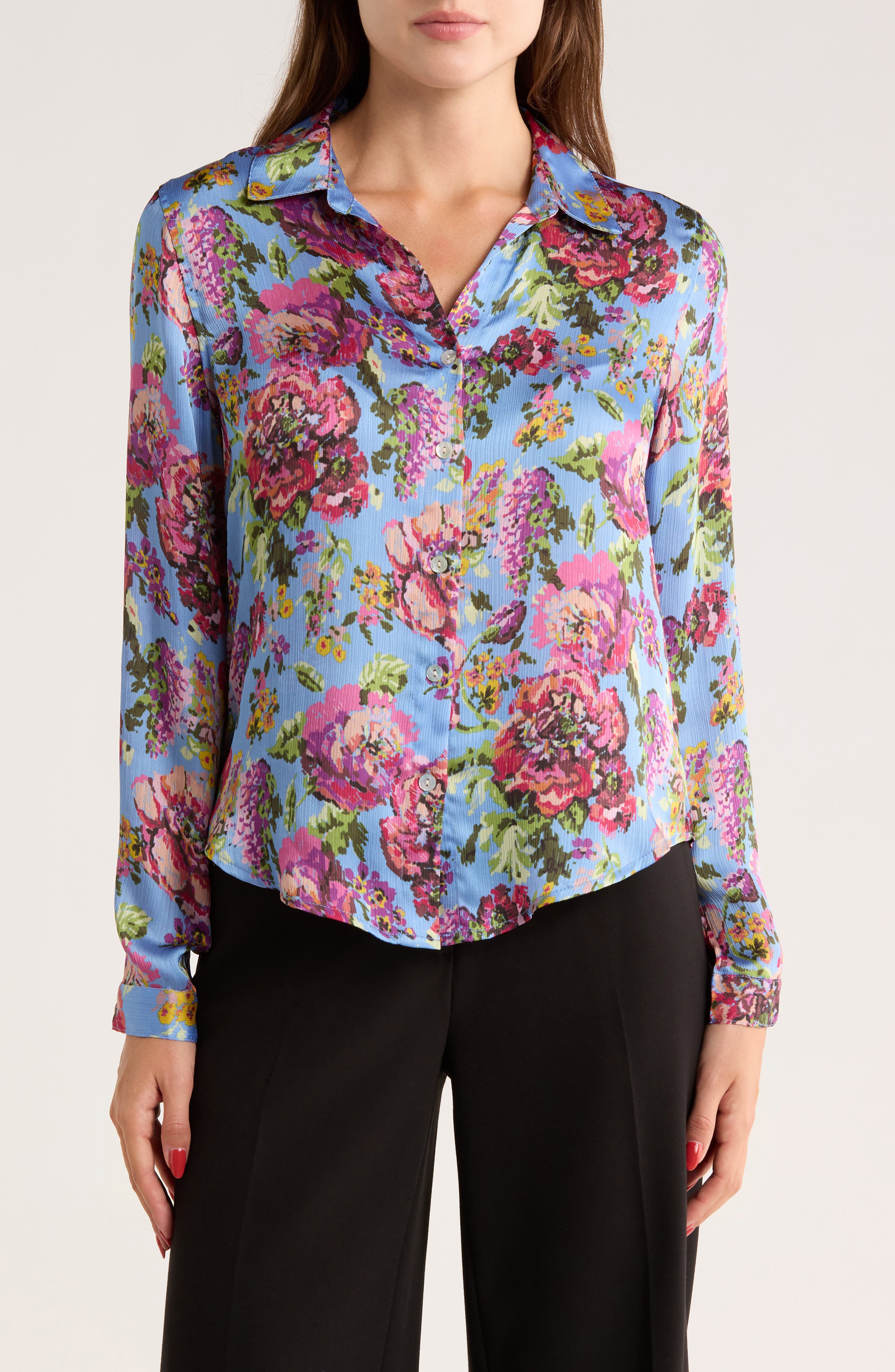 JASON WU Floral Button-Up Shirt