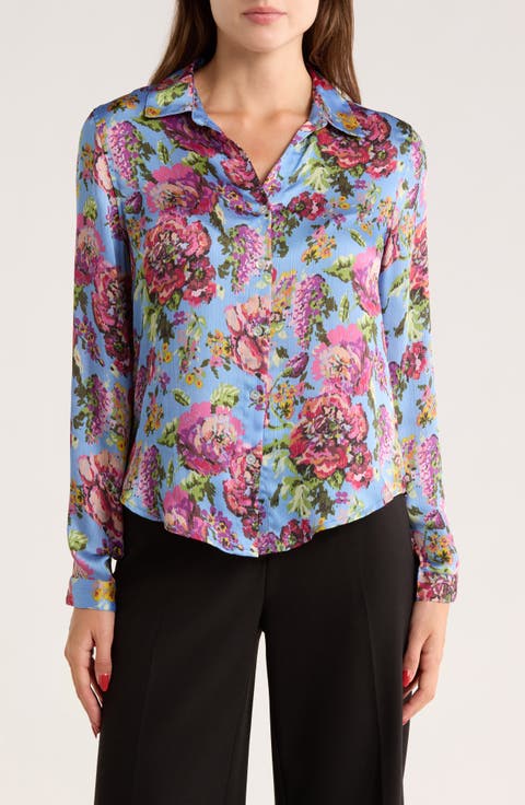 Floral Button-Up Shirt
