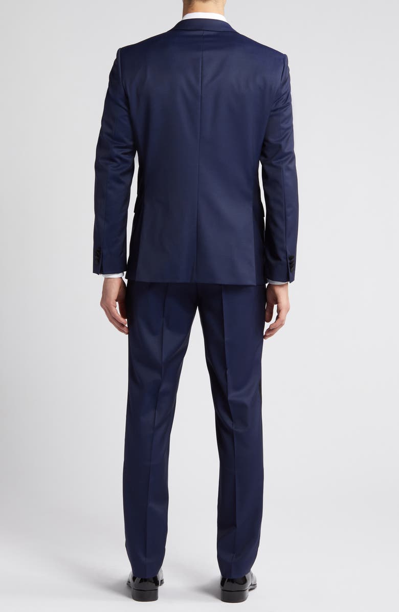 BOSS Huge Navy Wool Tuxedo, Alternate, color, Dk Bu