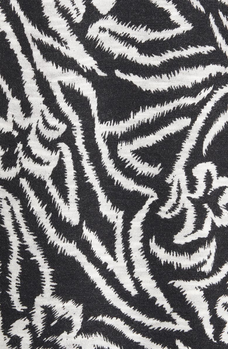 Rebecca Taylor Zebra Lily Mock Neck Top, Alternate, color, 