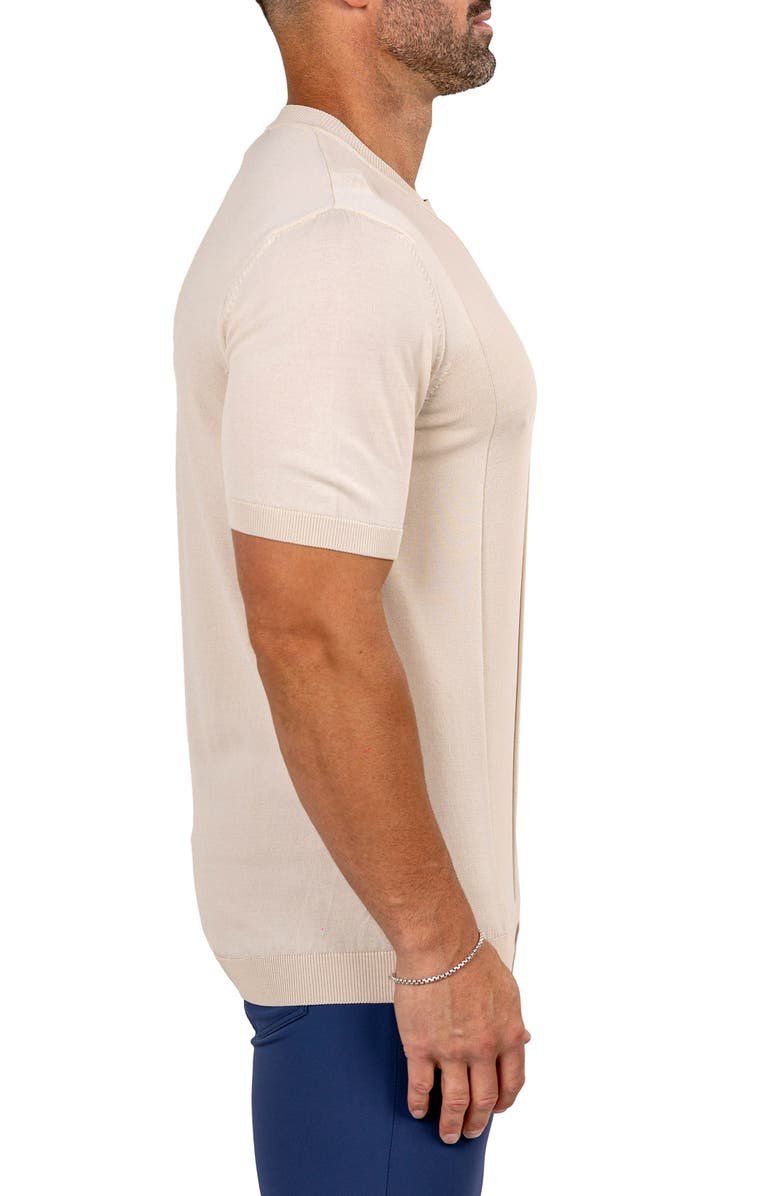 Maceoo Marthy White Crewneck, Alternate, color, Beige