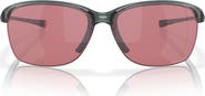 Oakley Unstoppable 65mm Prizm™ Gradient Oversize Polarized Rectangular Sunglasses