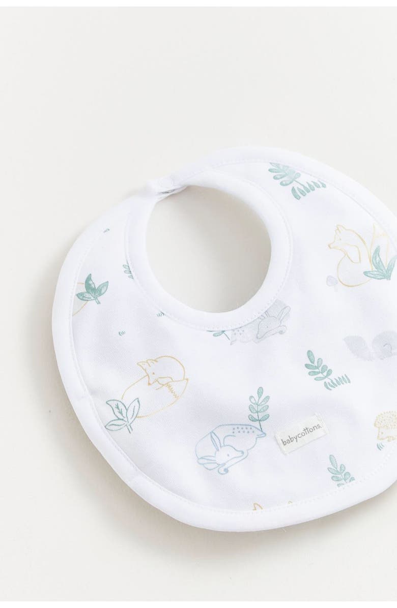 Babycottons Premium Peruvian Pima Cotton Simone Small Bib For Infant, Alternate, color, White