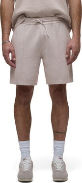 Hudson Jeans Double Knit Cotton & Cashmere Drawstring Shorts