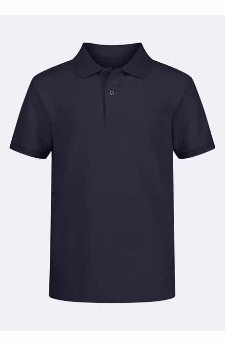 Kids' Solid Cotton Piqué Knit Polo
