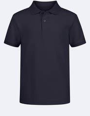 Nautica Kids' Solid Cotton Piqué Knit Polo