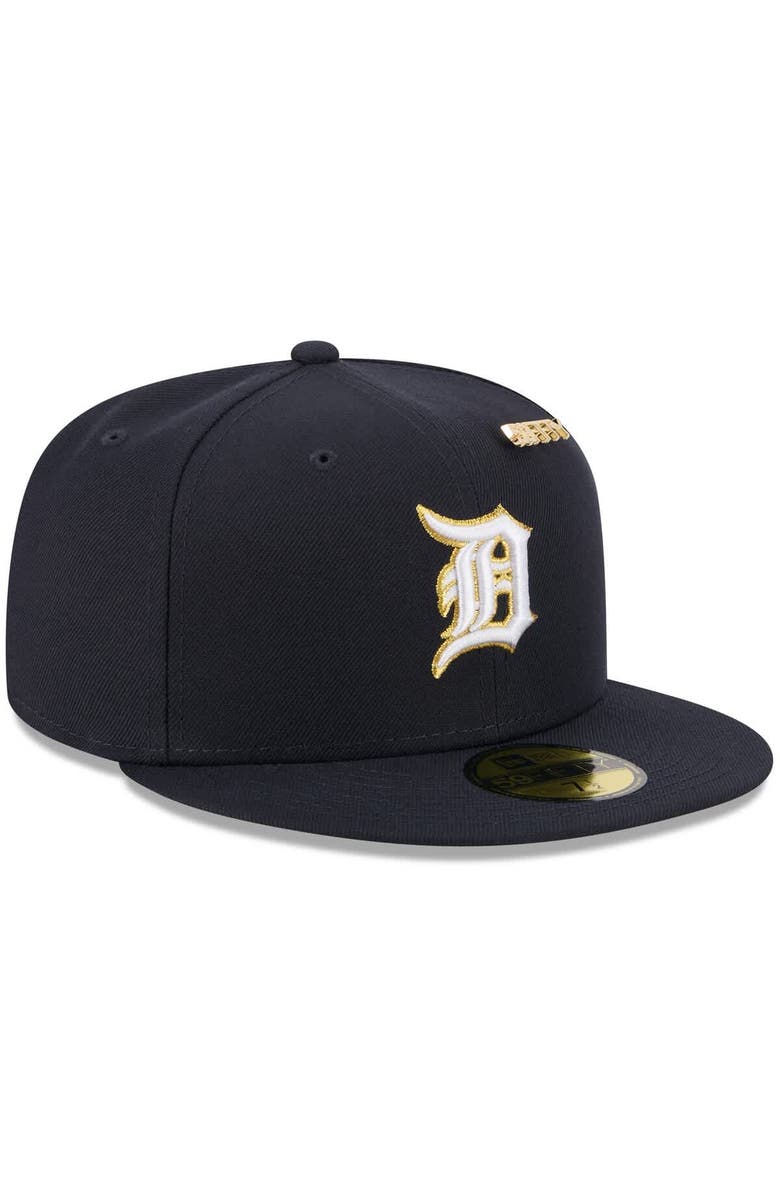New Era Men's New Era Navy Detroit Tigers 2025 59FIFTY Day 59FIFTY Fitted Hat with Pins, Alternate, color, Navy
