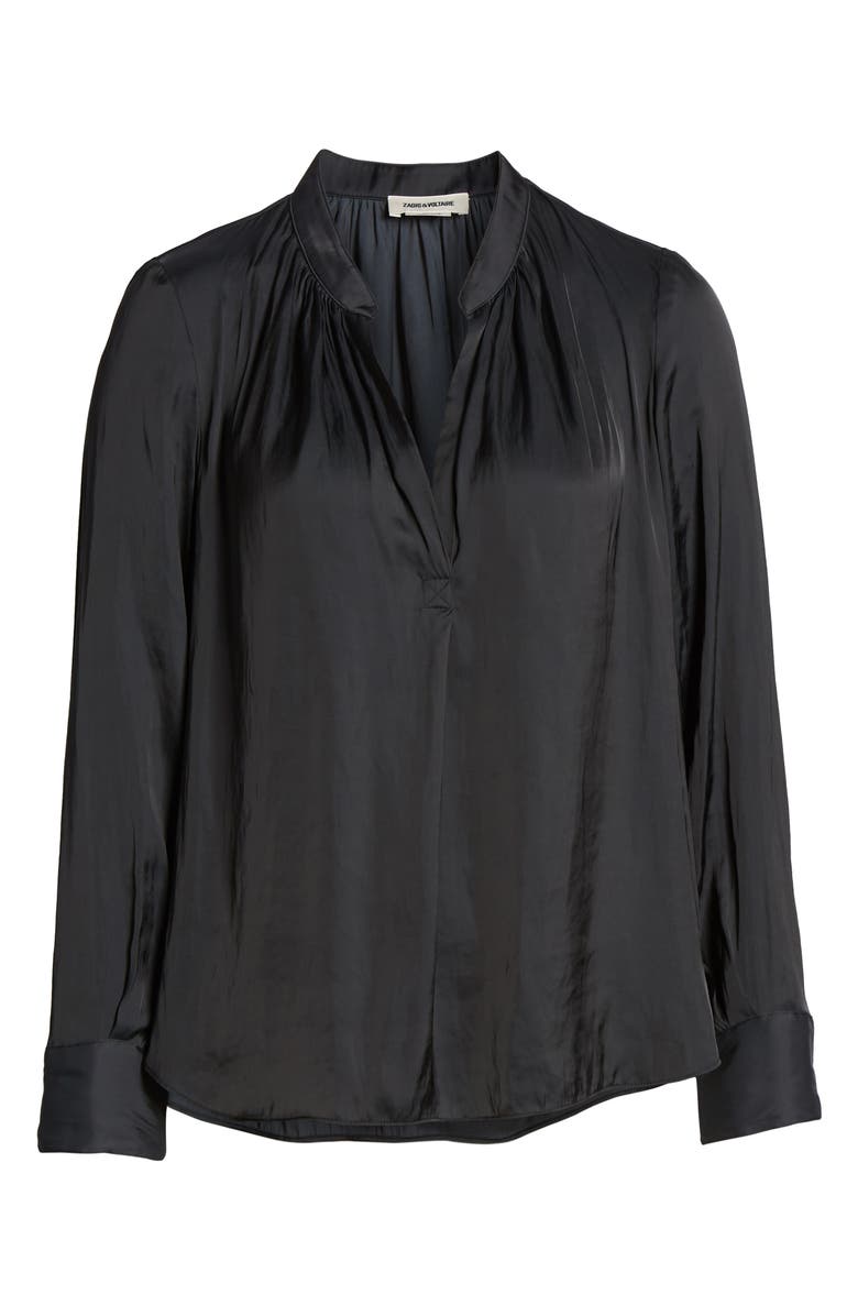 Zadig & Voltaire Tink Blouse, Alternate, color, 