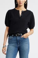 Nordstrom Puff Sleeve Cashmere Cardigan