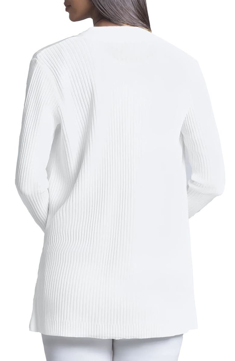 Jones New York Side Slit Rib Cardigan, Alternate, color, 