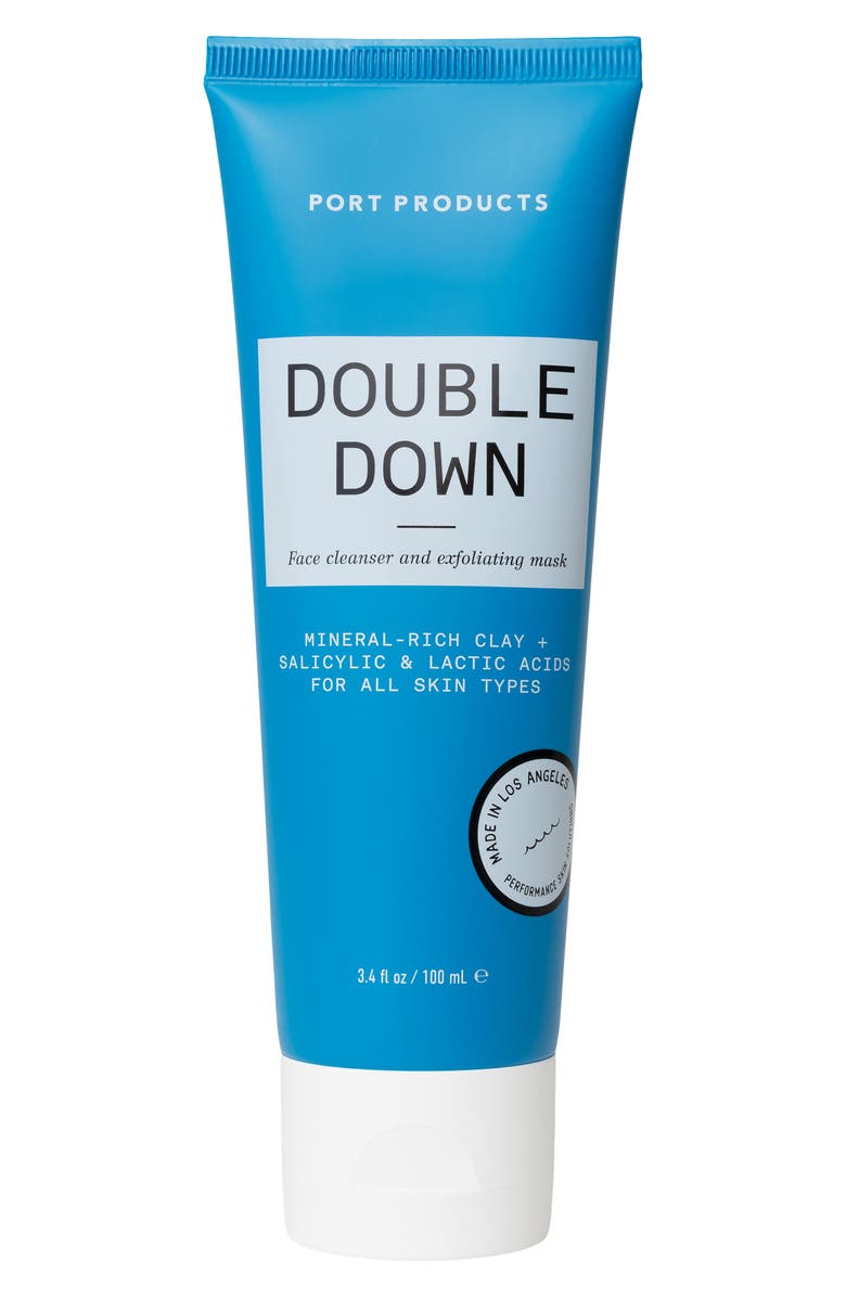 Port Products Double Down Face Cleanser & Exfoliating Mask, Main, color,