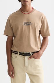Scotch & Soda Oversize Logo Cotton Graphic T-Shirt