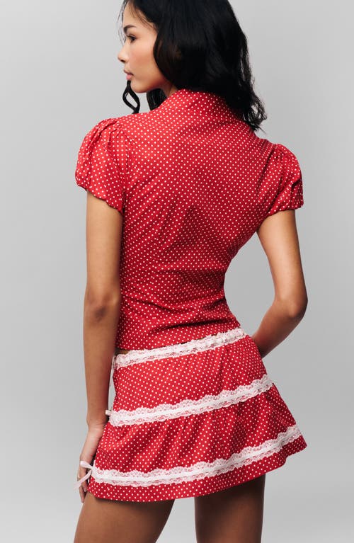 Guizio Liana Top In Red