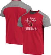 Majestic Threads Men's Majestic Threads Cardinal/Gray Arizona Cardinals Field Goal Slub T-Shirt