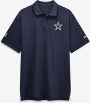 Nike Men's Nike Navy Dallas Cowboys Sideline Powerful Blocking Dri-FIT Tour Polo